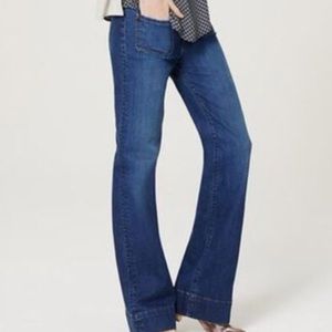 LOFT Wide Leg Trouser Jeans 0